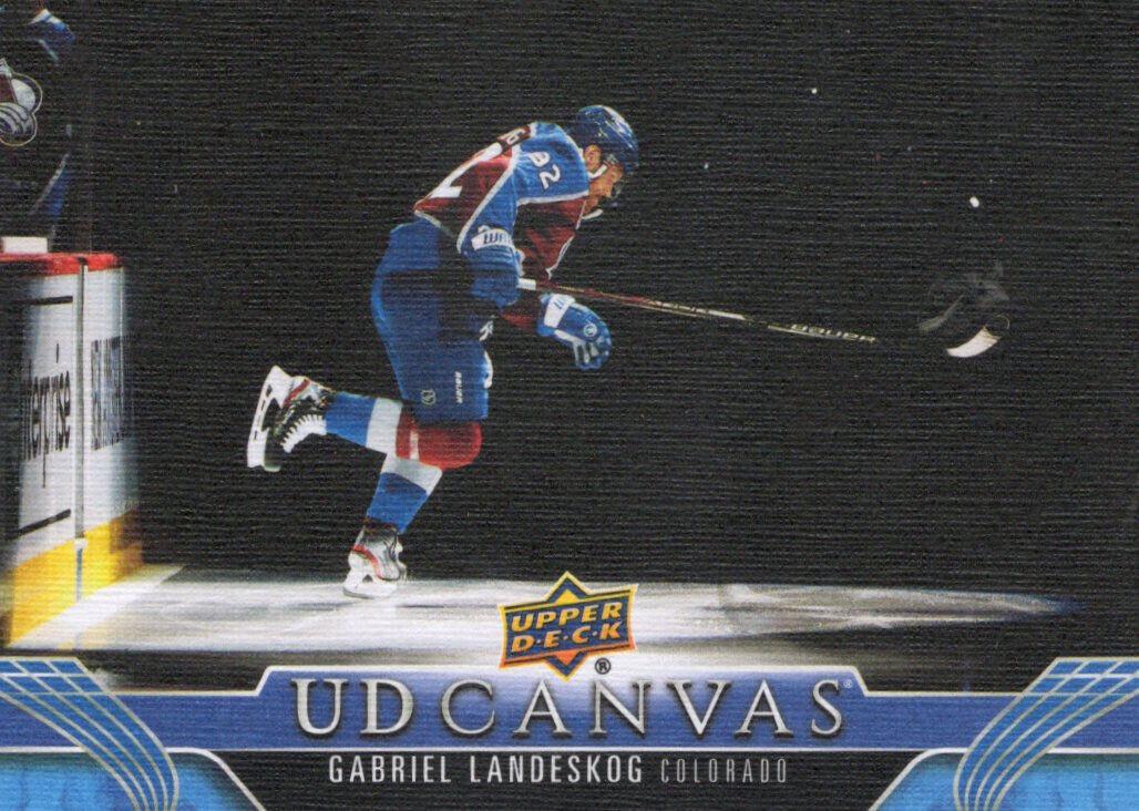 2023–24 Upper Deck UD Canvas Gabriel Landeskog #C274 — exact card front