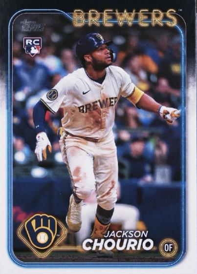 2024 Topps Update Jackson Chourio #US240 Rookie — exact base card front
