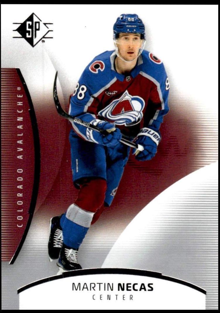 2025–26 Upper Deck SP Martin Necas #1 — exact card front